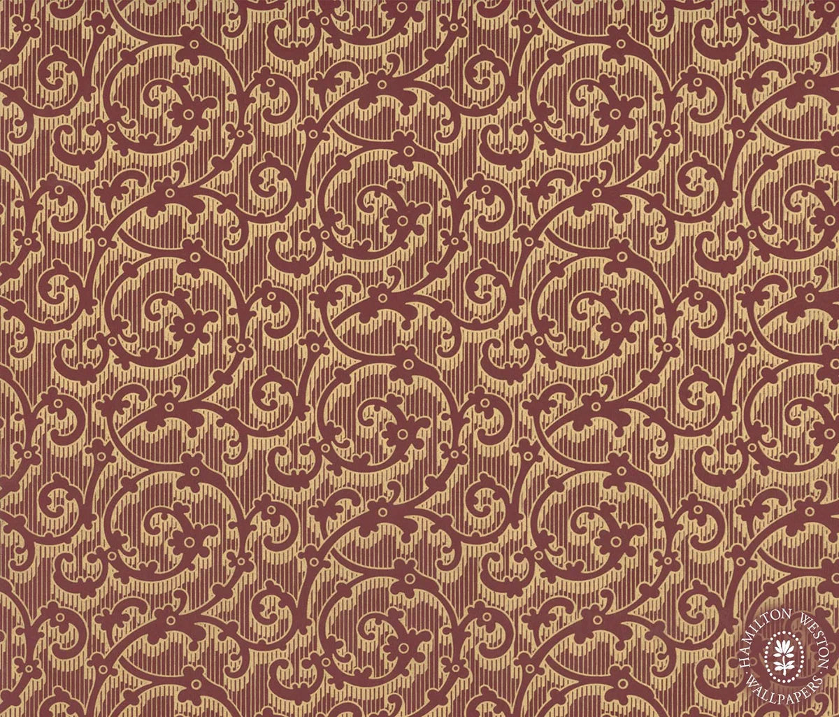 Cyfarthfa Damask Wallpaper - 2