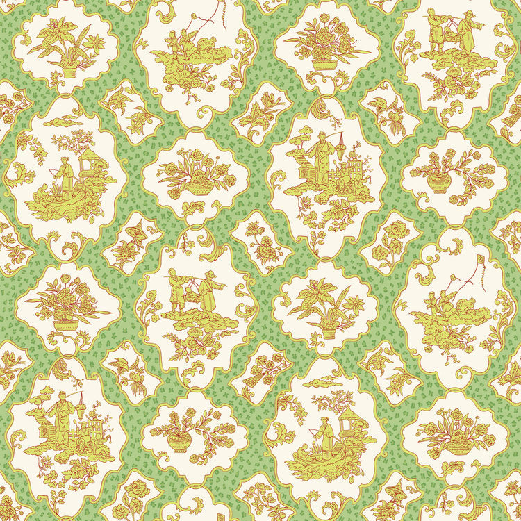 Cora Mandel Wallpaper - Citron
