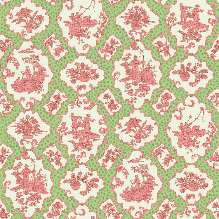 Cora Mandel Wallpaper - Green