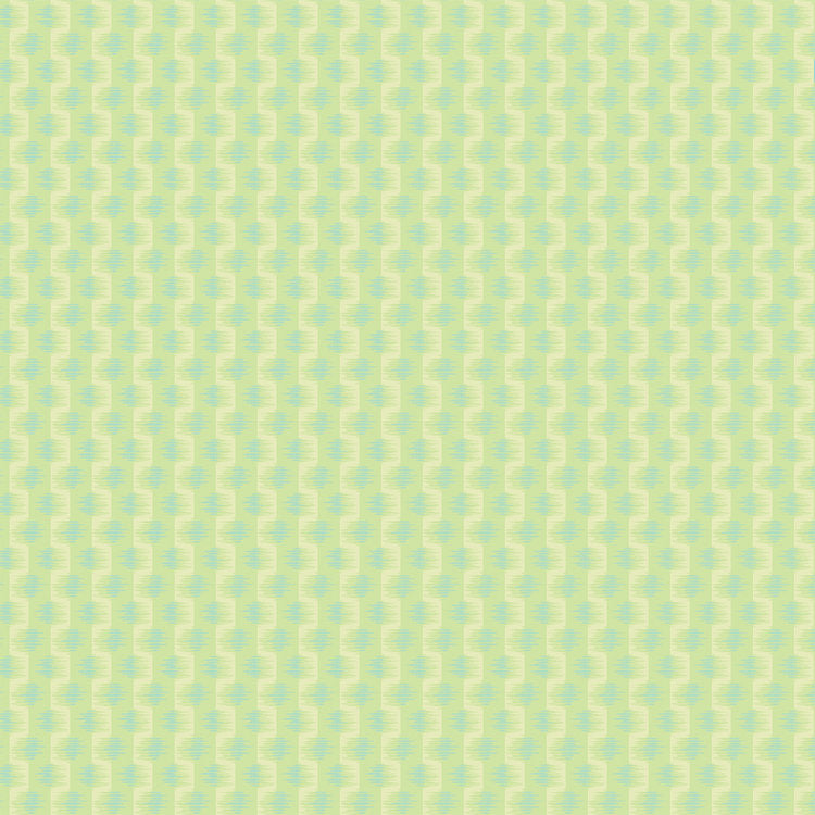 Ikat Stripe Wallpaper - Green