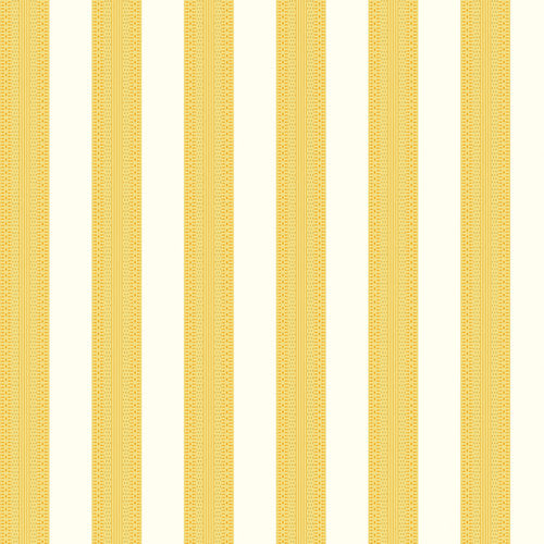 French Stripe Wallpaper - Yellow