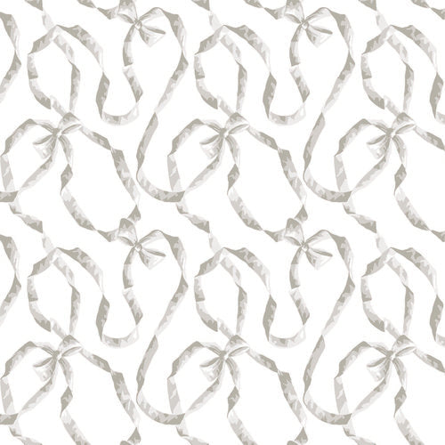 Ribbon Wallpaper - Gray