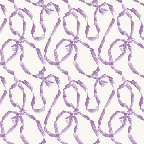Ribbon Wallpaper - Lavender