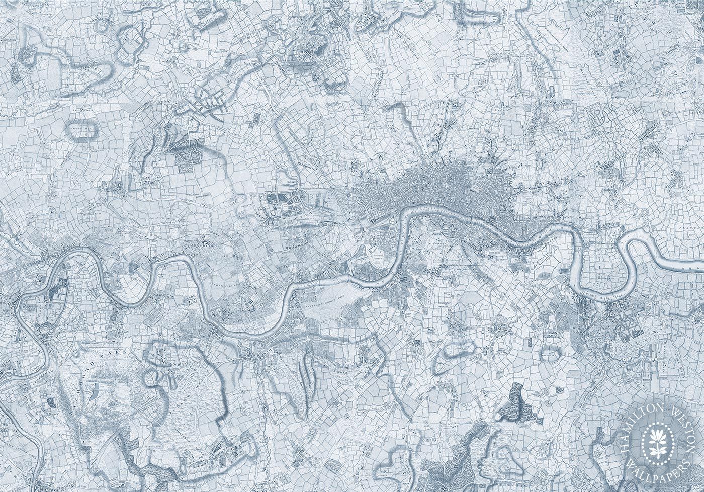 London Map, Georgian Wallpaper - 5