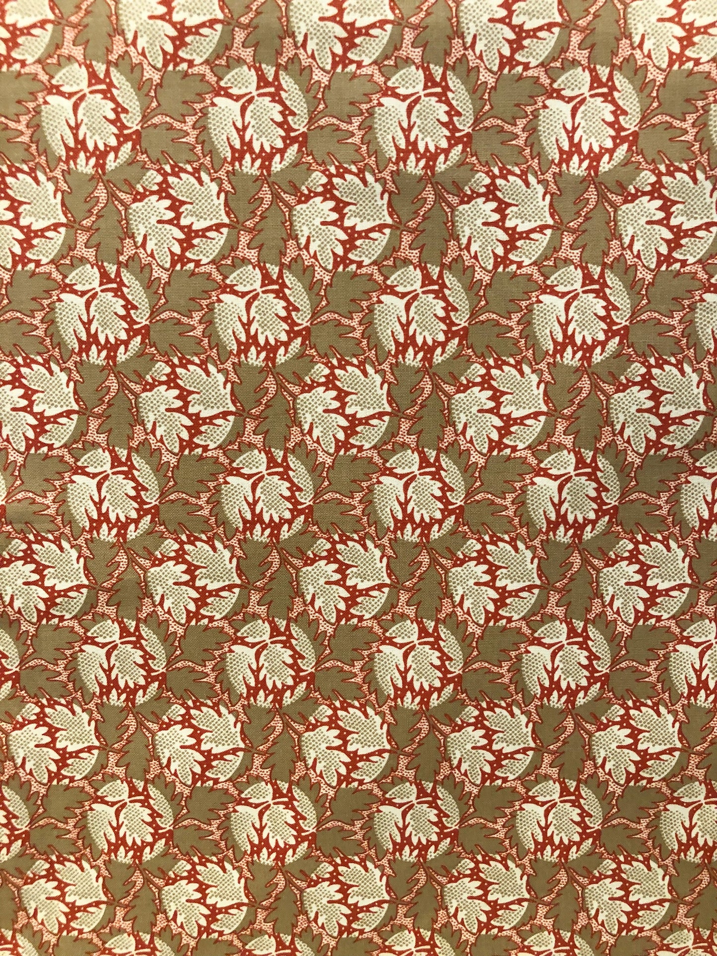 Feuilles - Rouge Taupe