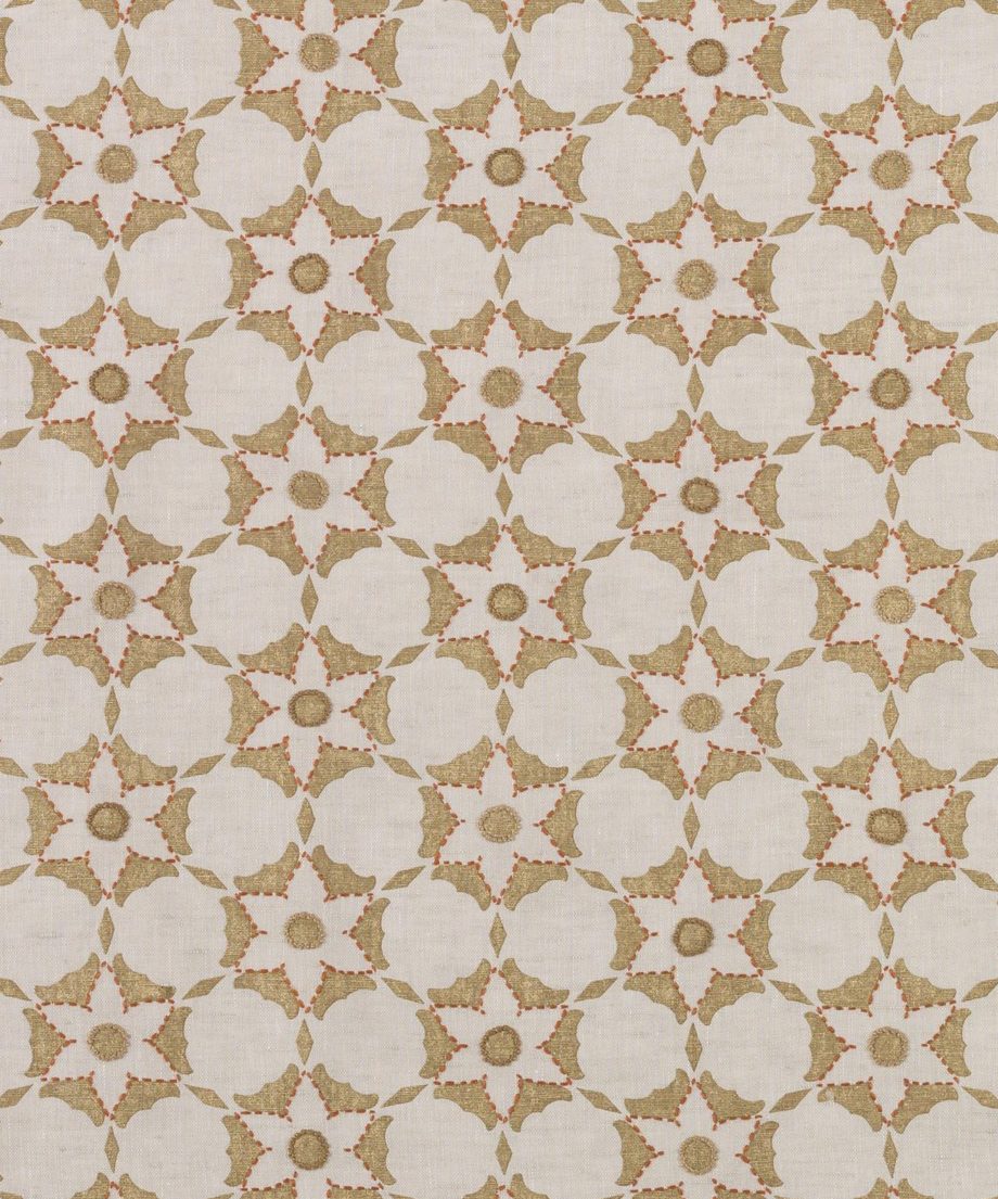Flower Stencil - Gold / Champignon