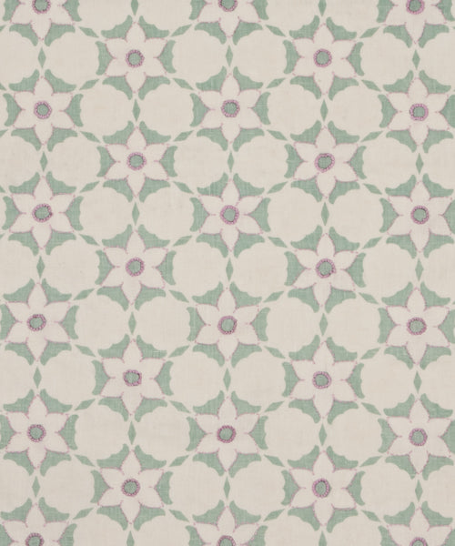 Flower Stencil - Aquamarine / Moonstone