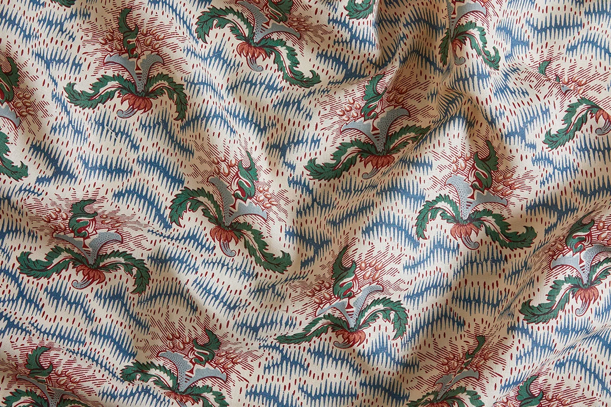 Daphne - Indigo & Apricot