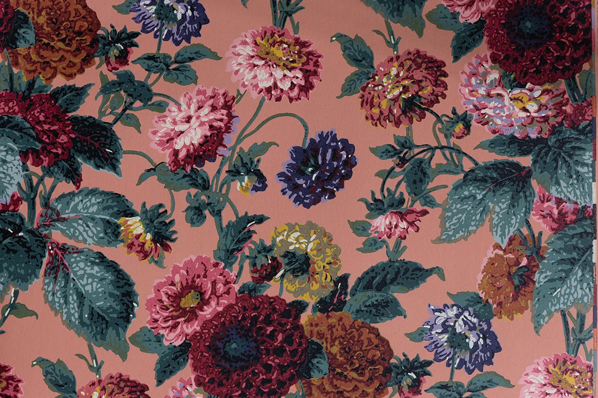 Dahlias Wallpaper - Toscana
