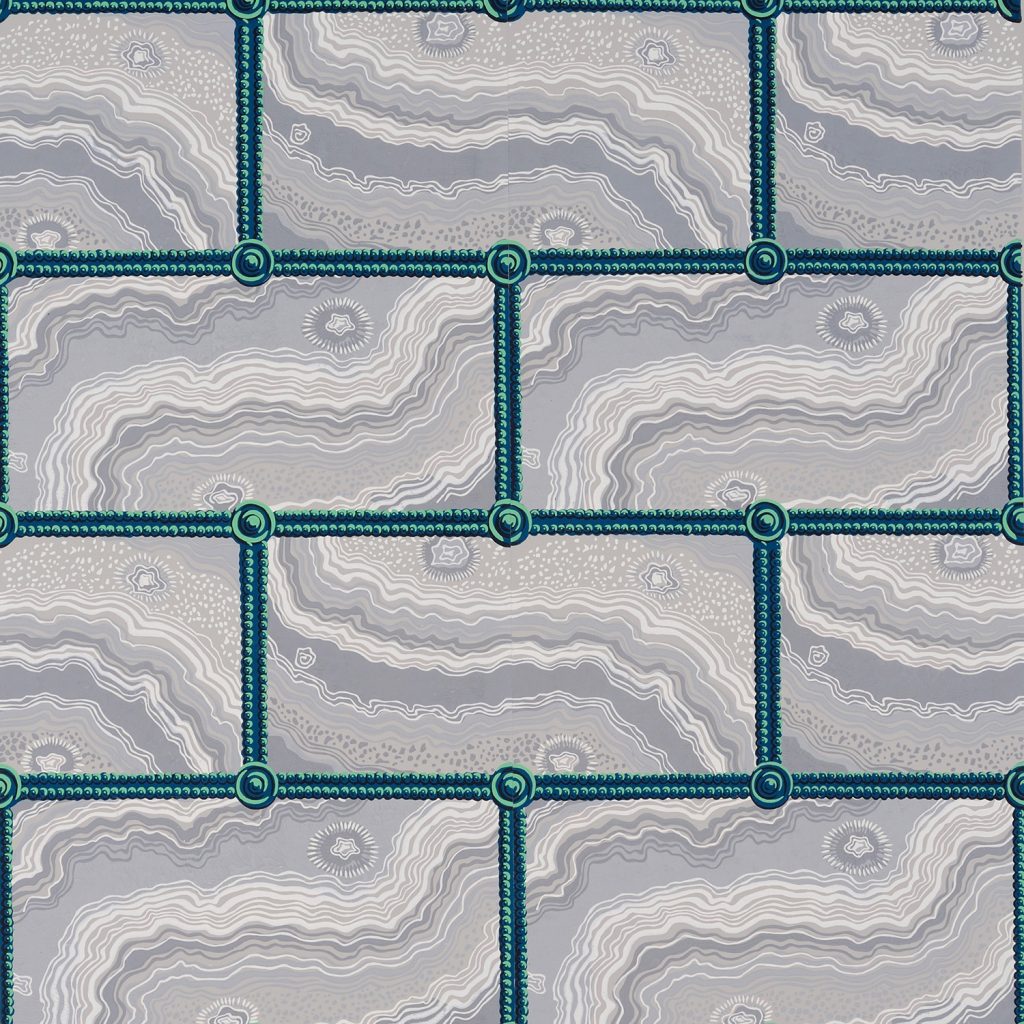 Fancy Ashlar Wallpaper - A