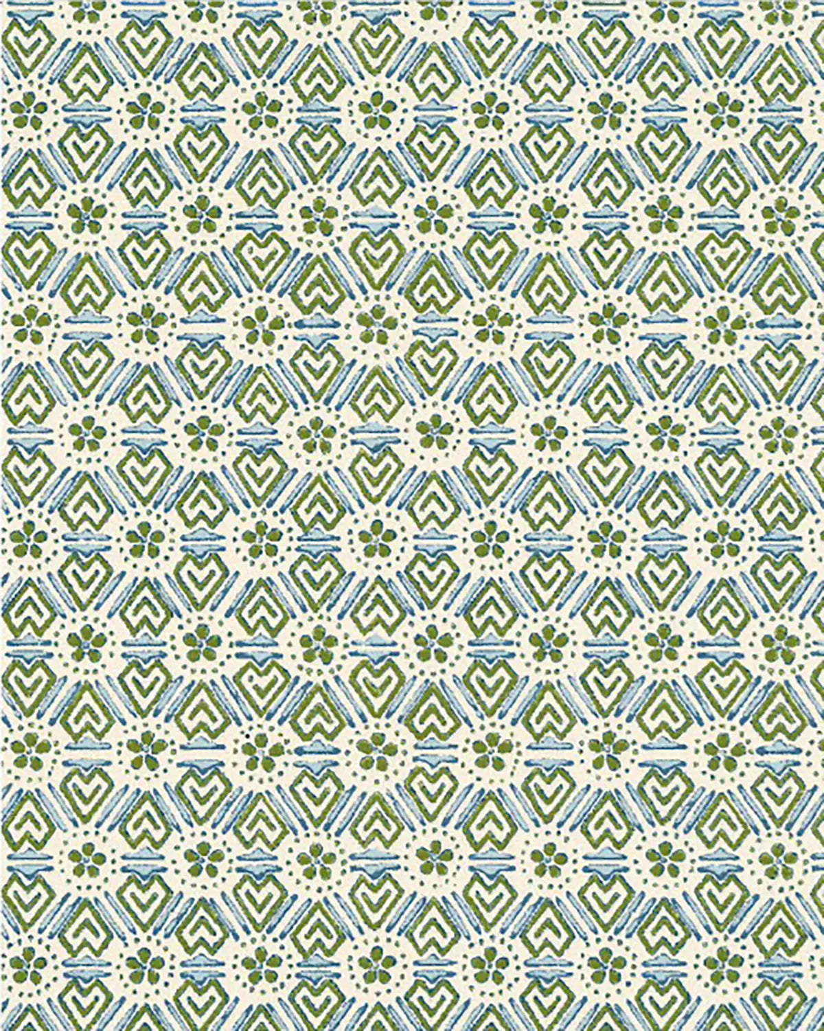 Willoughby Wallpaper - Kingfisher