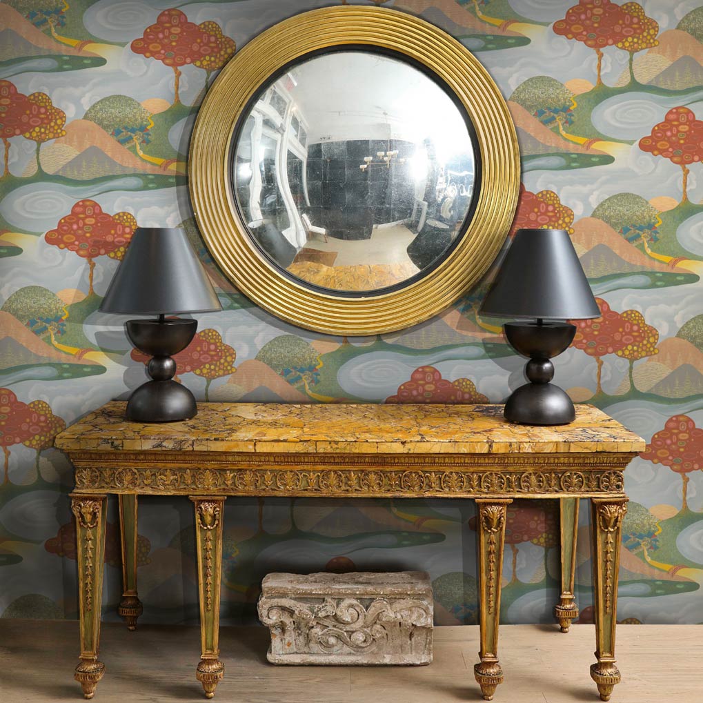 Fortune River Wallpaper - West on Silk