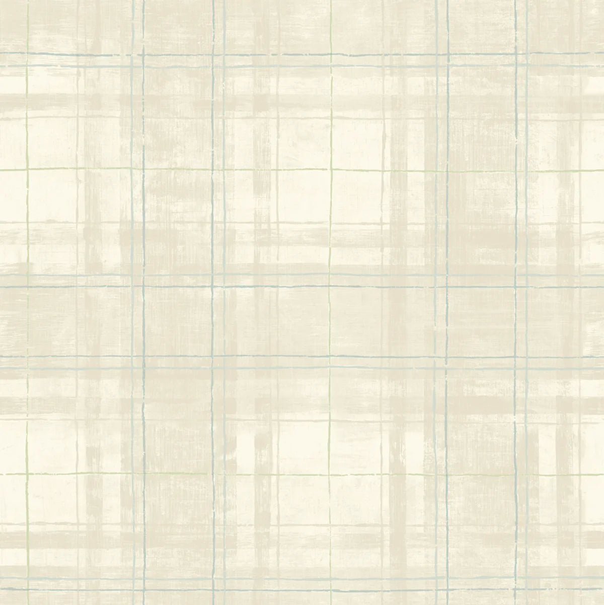 Frescoe Plaid Wallpaper - Putty