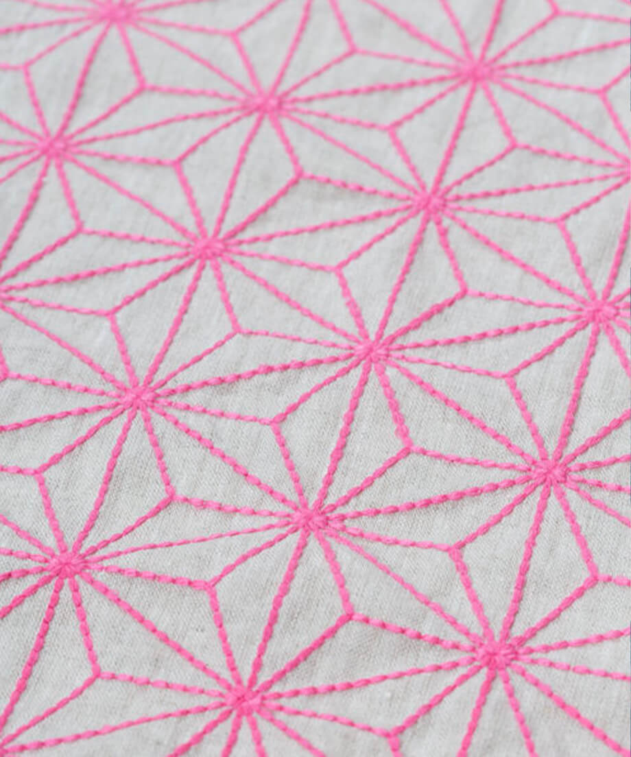 Grande Etoile - Hot Pink / Natural