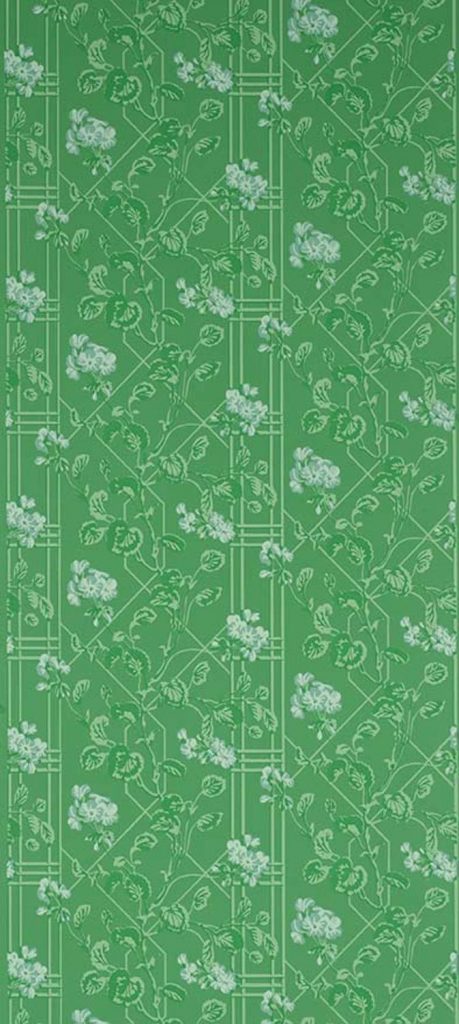 Geranium Trellis Wallpaper - C