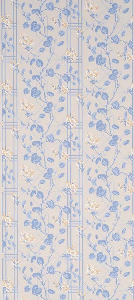 Geranium Trellis Wallpaper - D