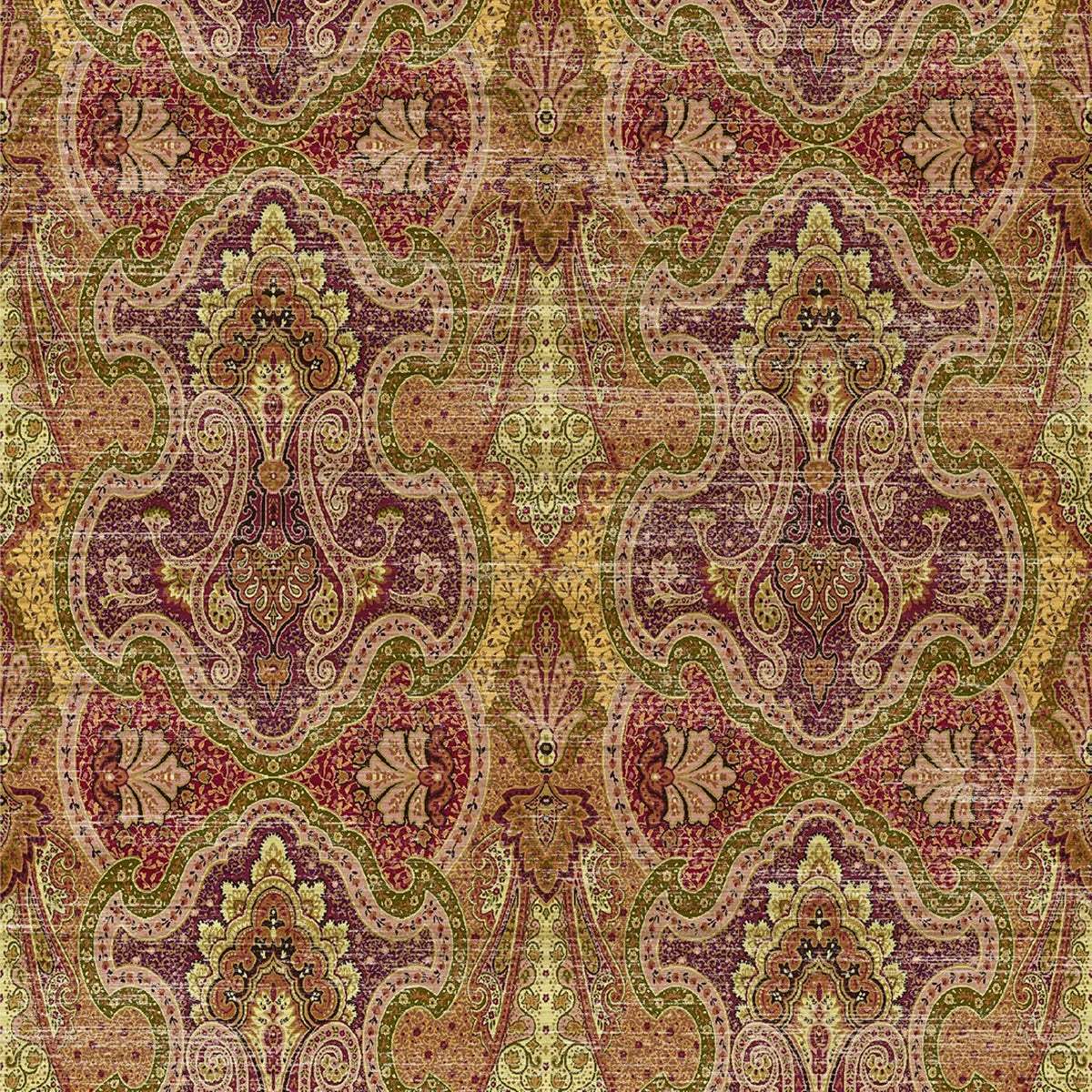 Glencoe Grasscloth Wallpaper - Amethyst