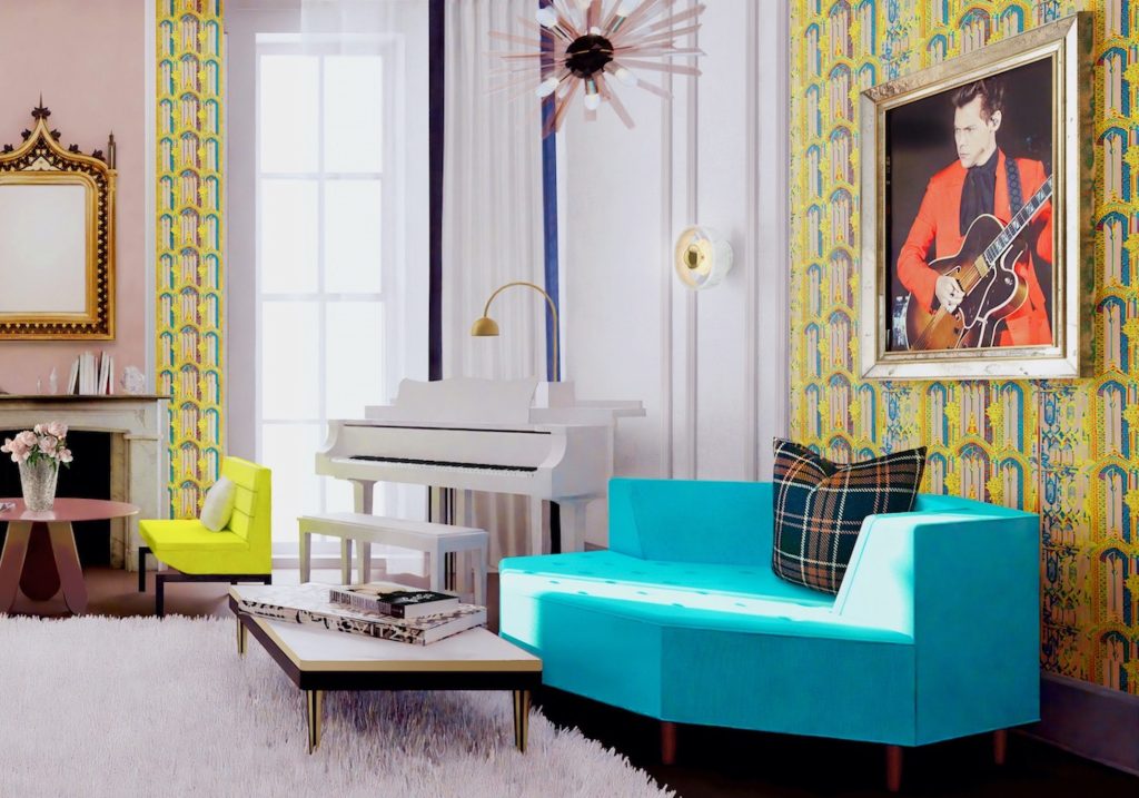 Westwood Gothic Wallpaper - Kelee Katillac Colorway