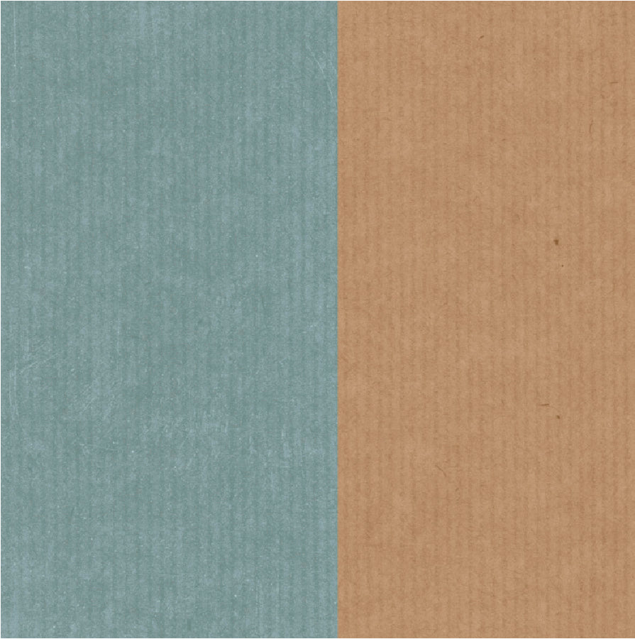 Brown Paper Stripe Wallpaper - Teal