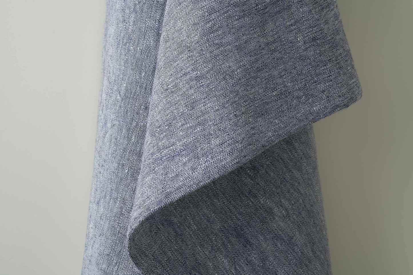 Plain Linen - Mid Blue