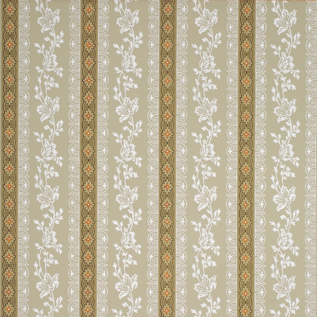 Hedge House Stripe Wallpaper - A