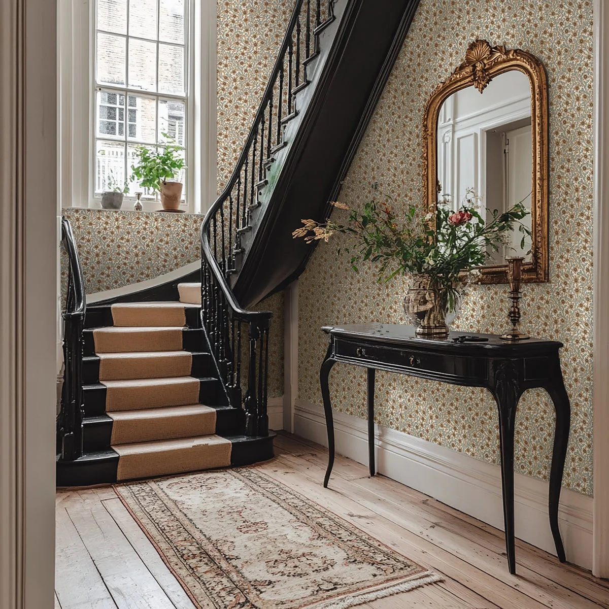 Hedgerow Wallpaper - Bramble Beige