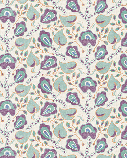 Helene Wallpaper - Amethyst