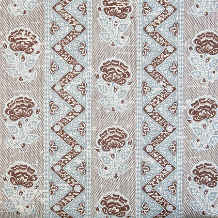 Maya Flower - Brown/Blue