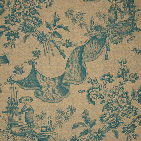 Chinese Toile - Turquoise