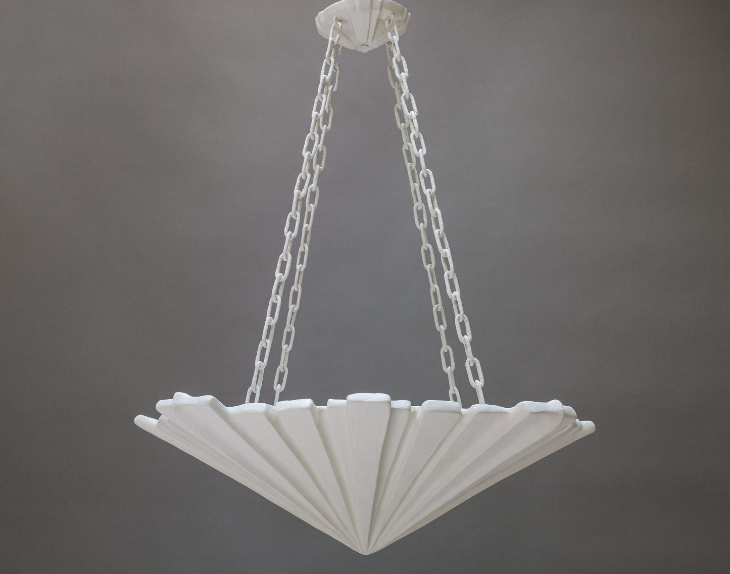 James Pendant Large - White Plaster