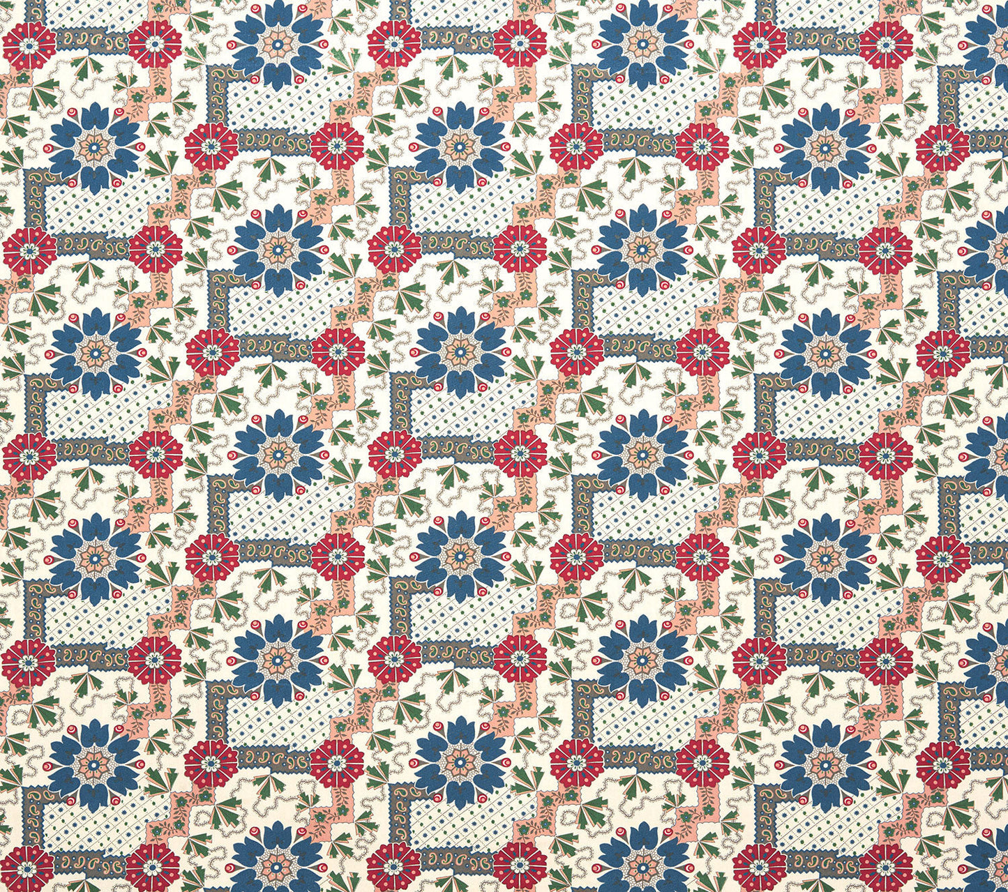 Jardin Touranien - Rose (Pink & Blue)