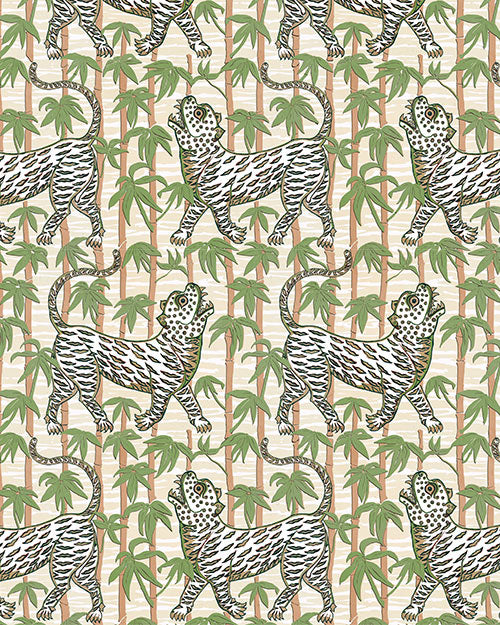 Jungle Fever Wallpaper - Gracious Green