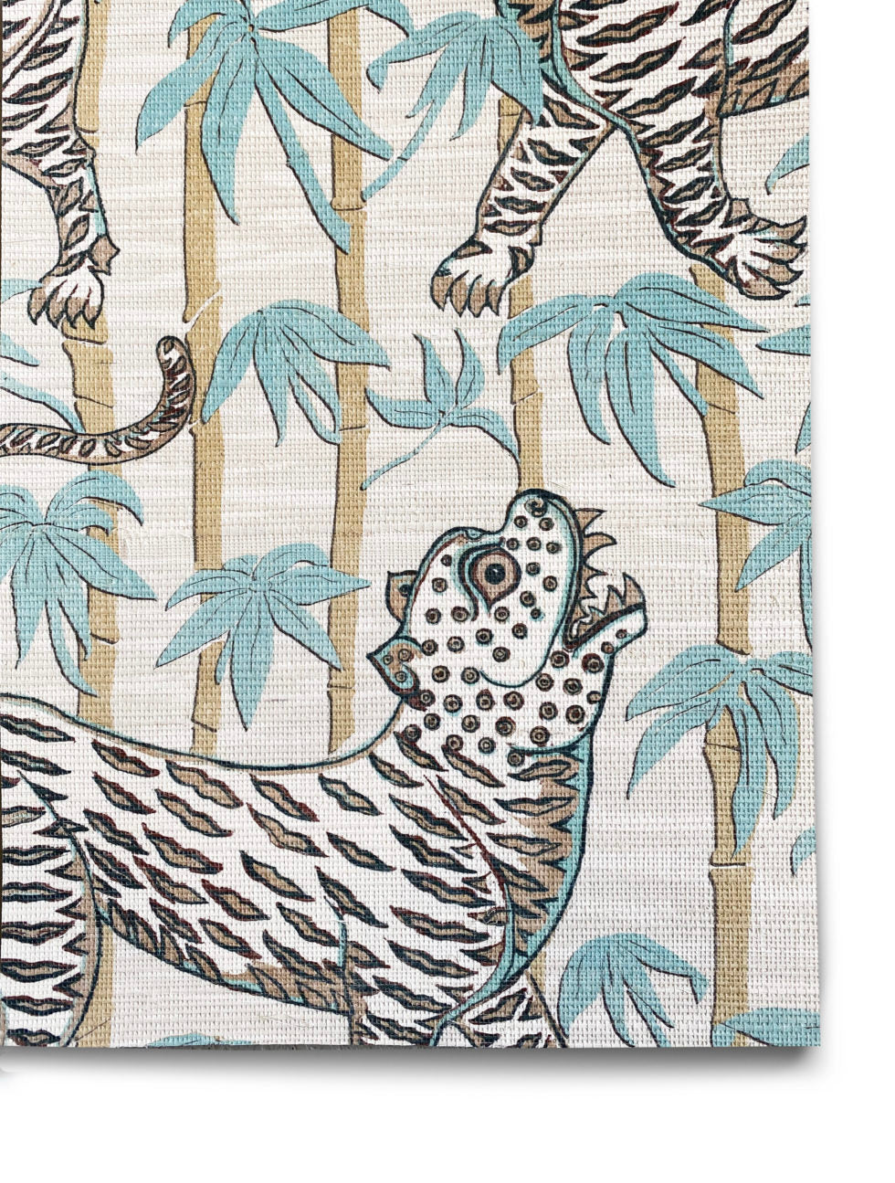 Jungle Fever Wallpaper - Tantalizing Teal