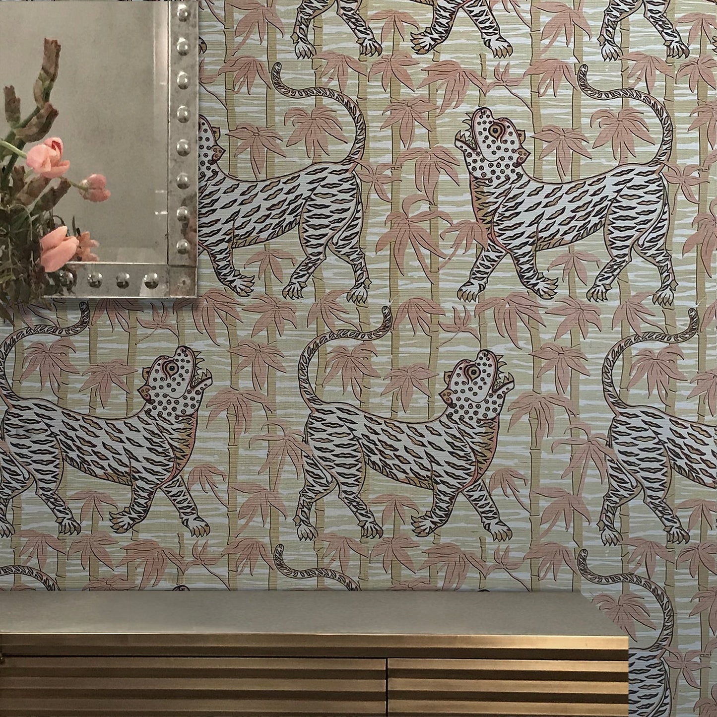 Jungle Fever Wallpaper - Garrulous Grey