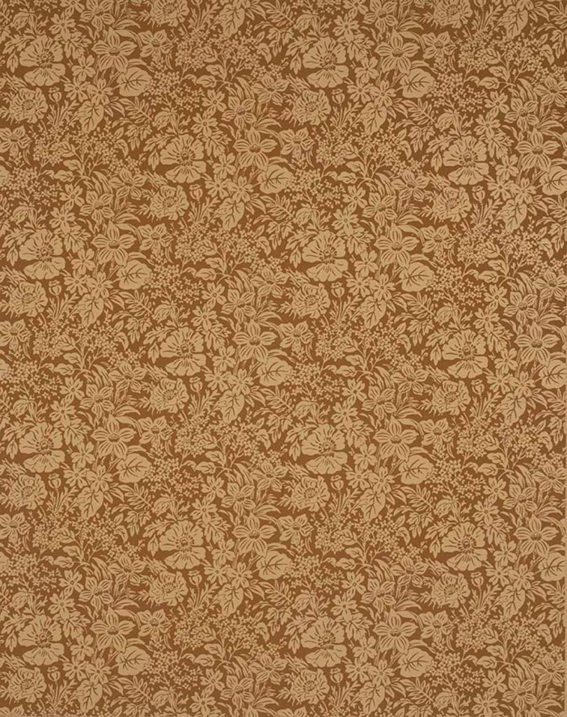 Kennebunk Foliate Wallpaper - Tan