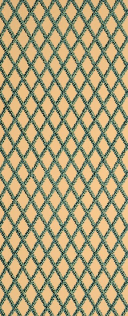 Laurel Trellis Wallpaper - B (no sprig)
