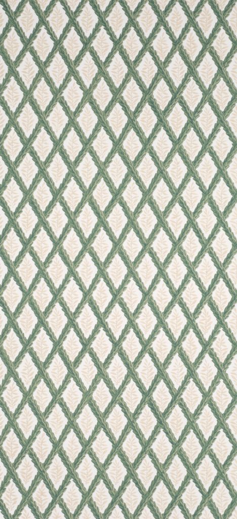 Laurel Trellis Wallpaper - C (with sprig)