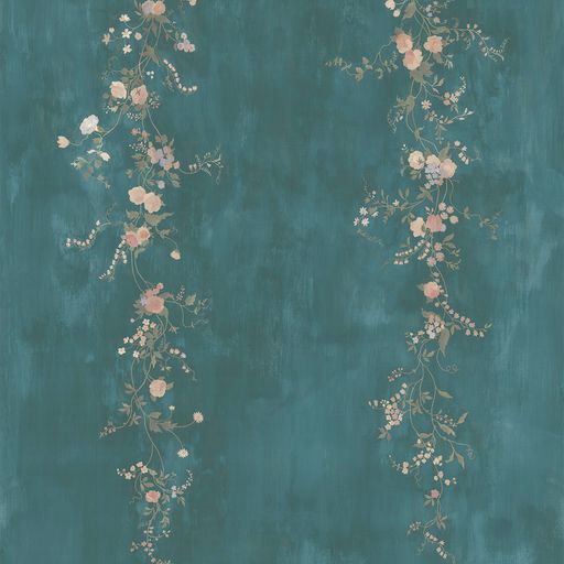Garland Wallpaper - Teal