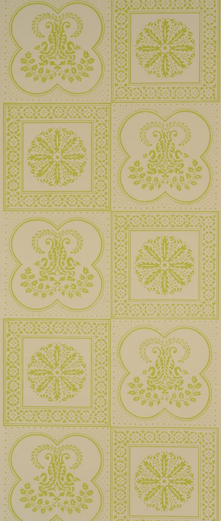 Neoclassical Squares Wallpaper - D