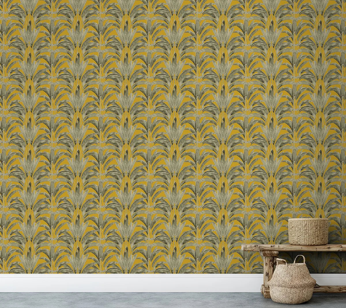 Palms Wallpaper - Marigold