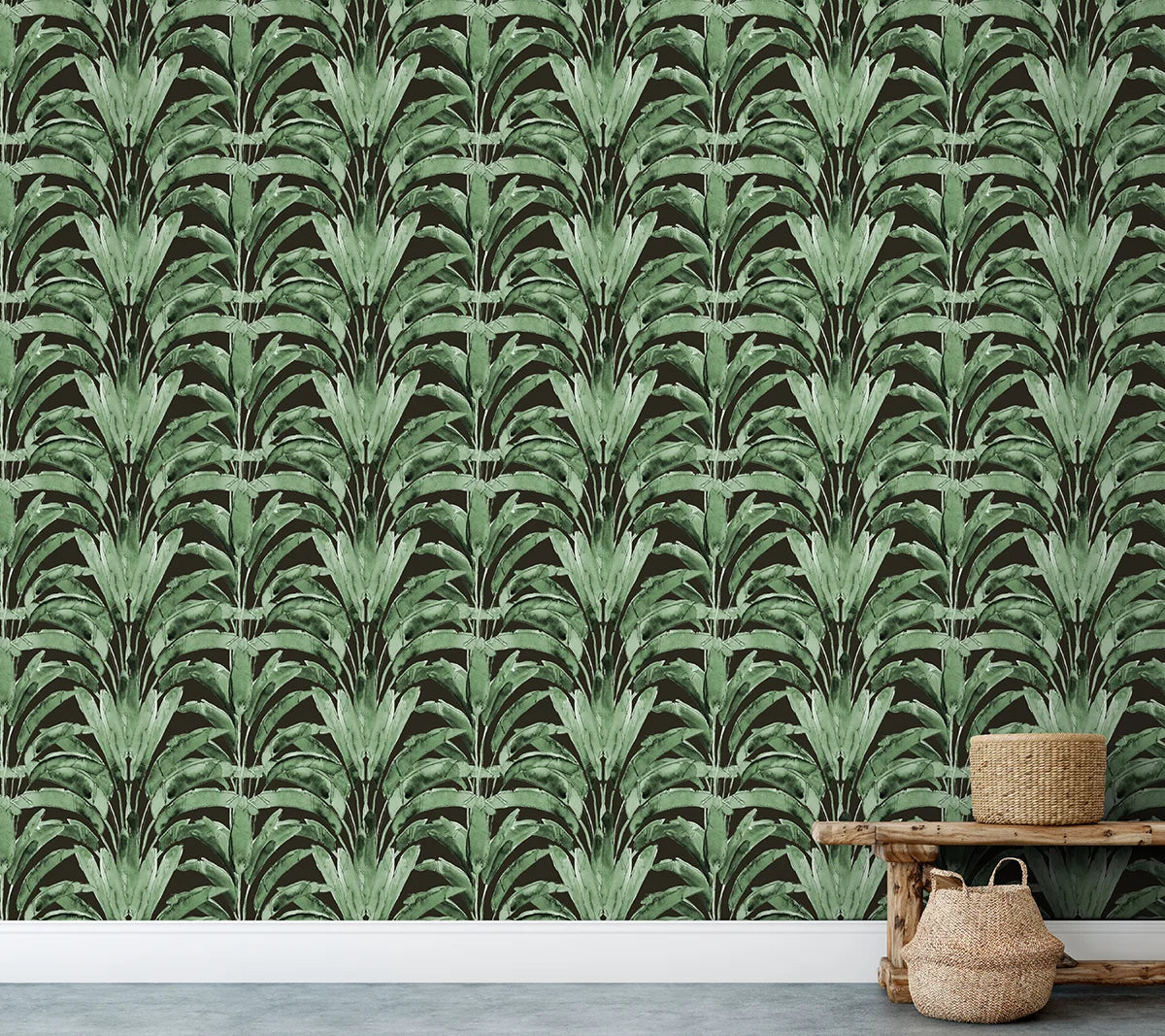 Palms Wallpaper - Noir