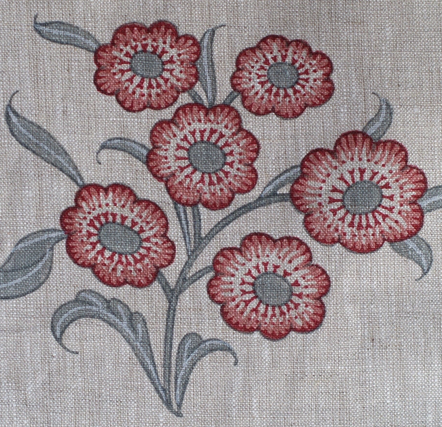 Posy - Crimson & Dove Blue