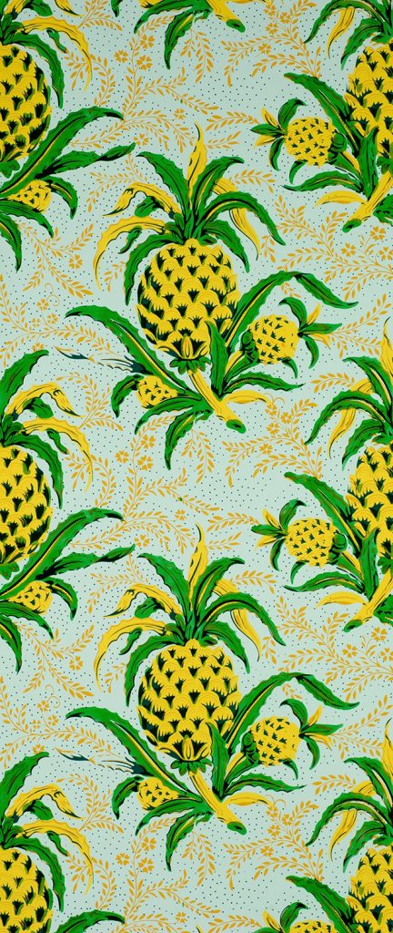 Pineapples no varnish Wallpaper - D