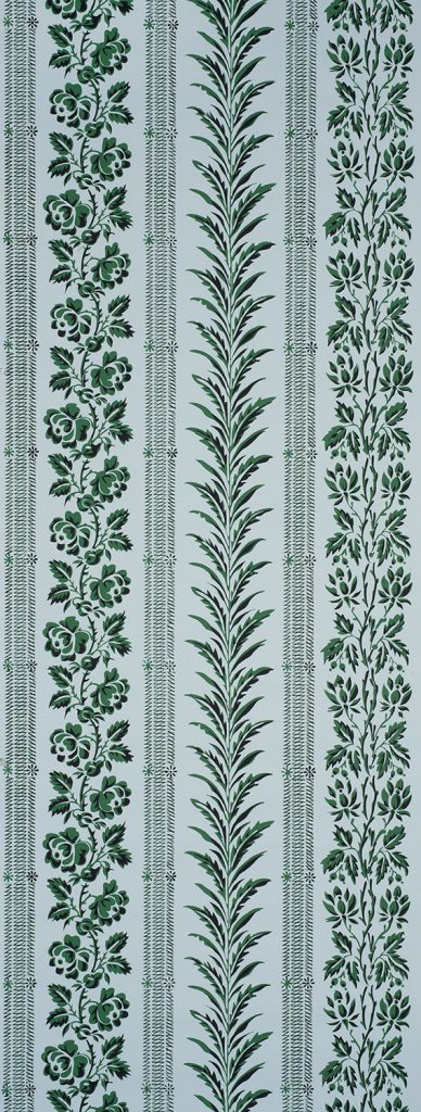 Plymouth Stripe & Vine Wallpaper - B