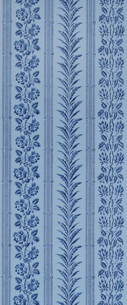 Plymouth Stripe & Vine Wallpaper - C