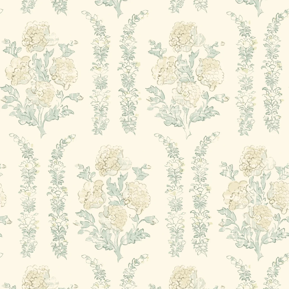 Poppyfield Wallpaper - Pale Ocean