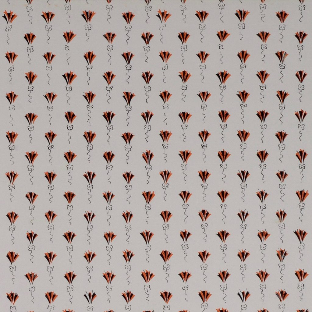Ribbon Sprig Wallpaper - A