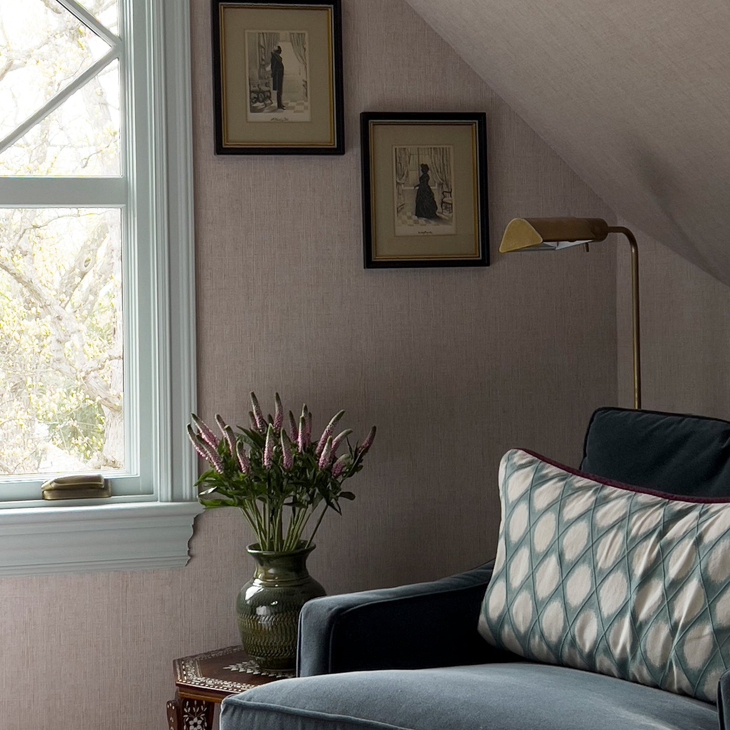 Roughweave Wallpaper - Airy Blue