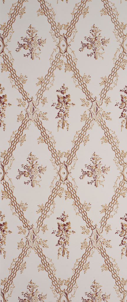 Tussie Mussie Trellis Wallpaper - B