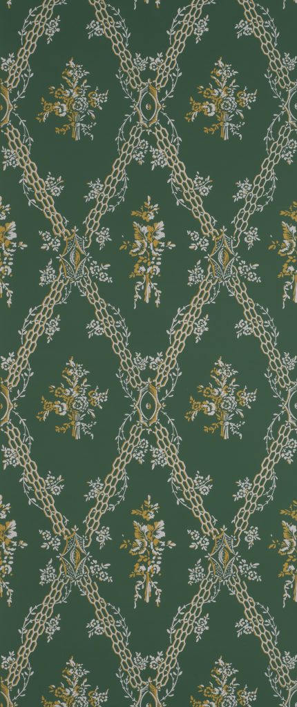 Tussie Mussie Trellis Wallpaper - C